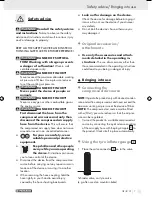 Preview for 7 page of Parkside AIR TOOL SET Operation And Safety Notes