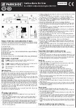 Parkside BLK 520 Instructions For Use preview