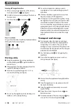 Preview for 16 page of Parkside FAHE 20-Li A1 Translation Of The Original Instructions