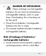 Предварительный просмотр 17 страницы Parkside HG04678 Operation And Safety Notes