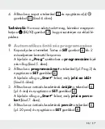 Предварительный просмотр 57 страницы Parkside HG04678 Operation And Safety Notes