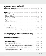 Предварительный просмотр 71 страницы Parkside HG04678 Operation And Safety Notes