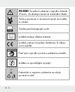 Предварительный просмотр 74 страницы Parkside HG04678 Operation And Safety Notes