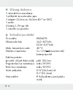 Предварительный просмотр 76 страницы Parkside HG04678 Operation And Safety Notes