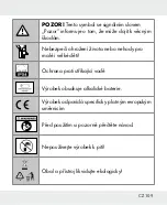 Предварительный просмотр 109 страницы Parkside HG04678 Operation And Safety Notes