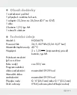 Предварительный просмотр 111 страницы Parkside HG04678 Operation And Safety Notes