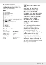 Preview for 49 page of Parkside HG08313 Operation And Safety Notes