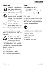 Preview for 72 page of Parkside IAN 360192 2007 Operating Instructions Manual