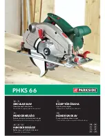 Parkside KH 3026 CIRCULAR SAW Operation And Safety Notes preview