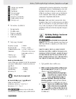 Предварительный просмотр 19 страницы Parkside KH 3026 CIRCULAR SAW Operation And Safety Notes