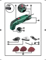 Предварительный просмотр 3 страницы Parkside KH 3027 MULTI-FUNCTION TOOL Operation And Safety Notes