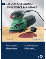 Parkside KH 3029 HAND-HELD SANDER Operation And Safety Notes предпросмотр