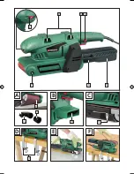 Preview for 3 page of Parkside KH 3032 BELT SANDER 600 WATT Operation And Safety Notes