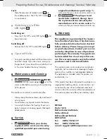 Preview for 10 page of Parkside KH 3036 LITHIUM ION CORDLESS SCREWDRIVER Operation And Safety Notes