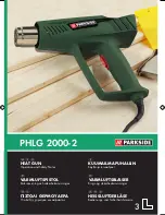 Parkside KH 3040 HEAT GUN Operation And Safety Notes предпросмотр