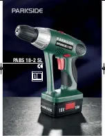 Parkside KH 3101 2 SPEED RECHARGEABLE ELECTRIC DRILL DRIV… Manual preview