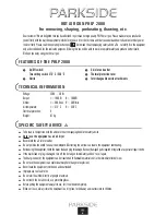 Preview for 4 page of Parkside KH 3107 HOT AIR GUN Operating And Safety Instructions Manual