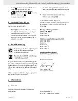 Preview for 19 page of Parkside KH 3119 HOLT MELT GLUE GUN Operating And Safety Instructions Manual