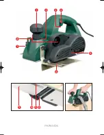 Предварительный просмотр 3 страницы Parkside KH 3131 POWER PLANER Manual