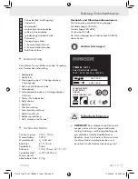 Предварительный просмотр 39 страницы Parkside KH 3133 BENCH DRILL Manual