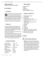 Предварительный просмотр 4 страницы Parkside KH 3136 SABRE SAW Operation And Safety Notes