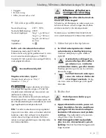 Предварительный просмотр 21 страницы Parkside KH 3163 ELECTRIC SCRAPER Operation And Safety Notes