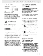 Предварительный просмотр 29 страницы Parkside KH 3163 ELECTRIC SCRAPER Operation And Safety Notes