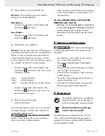 Предварительный просмотр 57 страницы Parkside KH 3163 ELECTRIC SCRAPER Operation And Safety Notes