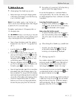 Preview for 9 page of Parkside KH 3188 2 SPEED CORDLESS DRILL Operation And Safety Notes