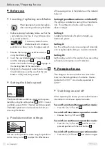 Preview for 8 page of Parkside KH 3189 SABRE SAW Operating And Safety Instructions Manual