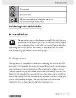 Preview for 6 page of Parkside KH3014 SOLDERING GUN WITH HOLDER Manual