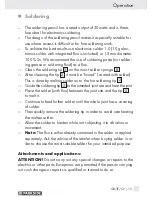 Preview for 14 page of Parkside KH3014 SOLDERING GUN WITH HOLDER Manual