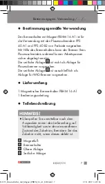 Preview for 7 page of Parkside MAGNETIC TORCH STAND  PBHM 16 A1 Operation And Safety Notes