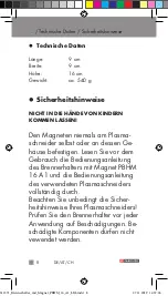 Preview for 8 page of Parkside MAGNETIC TORCH STAND  PBHM 16 A1 Operation And Safety Notes