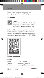 Preview for 20 page of Parkside MAGNETIC TORCH STAND  PBHM 16 A1 Operation And Safety Notes