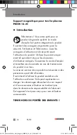 Preview for 26 page of Parkside MAGNETIC TORCH STAND  PBHM 16 A1 Operation And Safety Notes