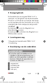 Preview for 37 page of Parkside MAGNETIC TORCH STAND  PBHM 16 A1 Operation And Safety Notes