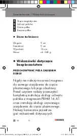 Preview for 58 page of Parkside MAGNETIC TORCH STAND  PBHM 16 A1 Operation And Safety Notes