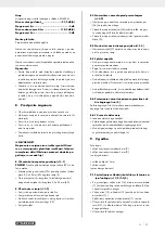 Preview for 42 page of Parkside MPKZ 2000 A1 Operating And Safety Instructions Manual