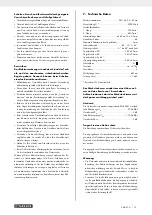 Preview for 84 page of Parkside MPKZ 2000 A1 Operating And Safety Instructions Manual