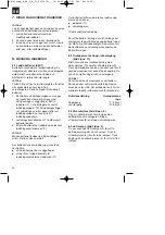 Предварительный просмотр 22 страницы Parkside P-AS 3,6 Li Operation And Safety Notes