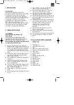 Preview for 7 page of Parkside P-SZ 250 Operation And Safety Notes