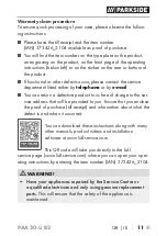 Preview for 16 page of Parkside PAA 20-Li B2 Translation Of The Original Instructions