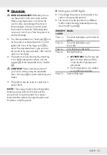 Preview for 23 page of Parkside PAAL 6000 B2 Operation And Safety Notes