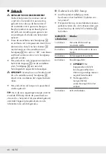 Preview for 46 page of Parkside PAAL 6000 B2 Operation And Safety Notes