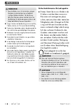 Preview for 13 page of Parkside PAAP12A1 Instructions Manual