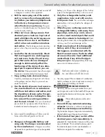 Предварительный просмотр 38 страницы Parkside PABS 10.8 A1 -  5 Operation And Safety Notes