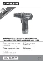 Предварительный просмотр 1 страницы Parkside PABS 12 B3 Instructions Manual