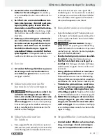 Предварительный просмотр 29 страницы Parkside PABS 14.4 A1 Operation And Safety Notes