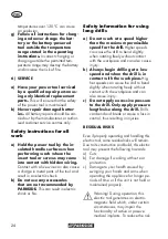 Preview for 24 page of Parkside PABS 20-Li G8 Translation Of The Original Instructions